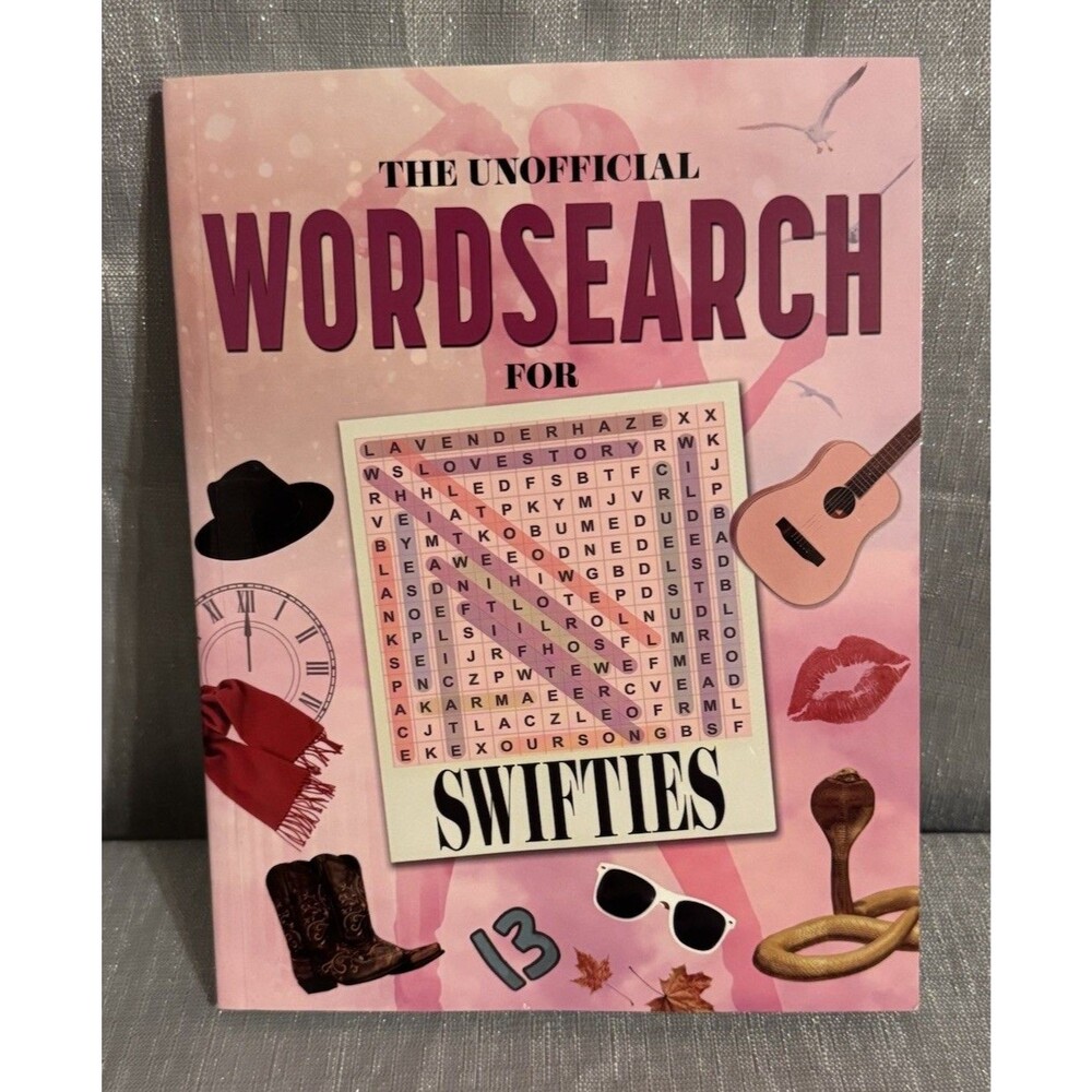 New Taylor Swift Unofficial Wordsearch For Swifties by Grace Moore Music Puzzles